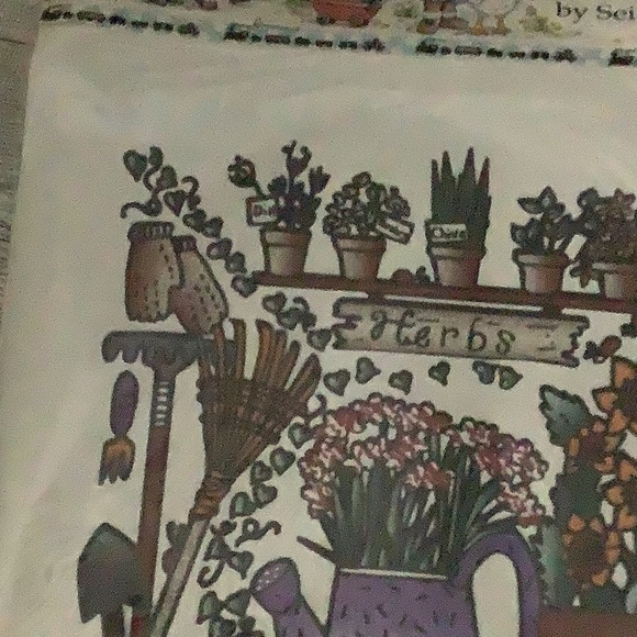 Vintage Cache junction gardening herbs iron on transfers new - Picture 4 of 6